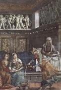 Domenicho Ghirlandaio Details of Geburt Marias oil painting reproduction